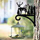 Iron Hanging Plant Hanger Bracket(HJEW-WH0095-017)-5