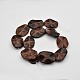 Wave Oval Natural Mahogany Obsidian Beads Strands(G-N0153-04)-2