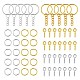 20Pcs 2 Colors Iron Split Key Rings(PALLOY-CJ0002-65)-1