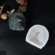 Eagle Display Decoration Silicone Mold, Resin Casting Molds, for UV Resin, Epoxy Resin Craft Making, White, 85x82x54mm, Inner Diameter: 70.5x71mm(SIL-B068-04)