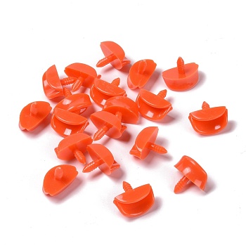 PandaHall Elite 40Pcs 2 Sizes Plastic Doll Mouth, for Crafts, Crochet Toy and Stuffed Animals, Duck Mouth, Orange, 30mm/42mm, 20pcs/size