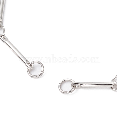 Brass Bar Link Chain Bracelet Making(AJEW-JB01186-01)-3