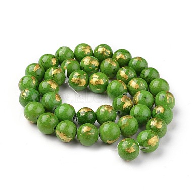 Natural Jade Beads Strands(X-G-F670-A11-10mm)-2