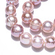 hebras de perlas de agua dulce cultivadas naturales(PEAR-N013-09B)-5