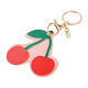 1Pc PU Leather Alloy Keychains(KEYC-TA0001-44)-2