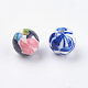 Perles en résine peintes par pulvérisation(RESI-E009-12mm-M)-2