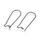 304 Stainless Steel Hoop Earrings Findings Kidney Ear Wires(X-STAS-L216-22A-B)-2
