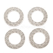Tibetan Style Alloy Linking Rings, Cadmium Free & Nickel Free & Lead Free, Antique Silver, 50x1mm, Hole: 29.5mm, about 225~228pcs/1000g(TIBE-Q035-055AS-NR)