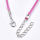 Waxed Cord Necklace Making(NCOR-T001-33)-3