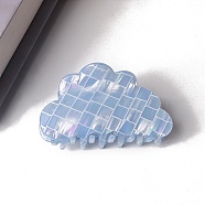 PVC Claw Hair Clips, Cloud, Cornflower Blue, 85x45x50mm(PW-WG7973F-05)