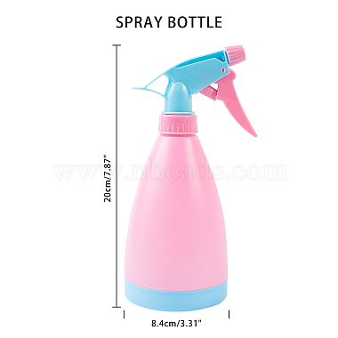 Empty Plastic Spray Bottles with Adjustable Nozzle(TOOL-BC0001-70)-2