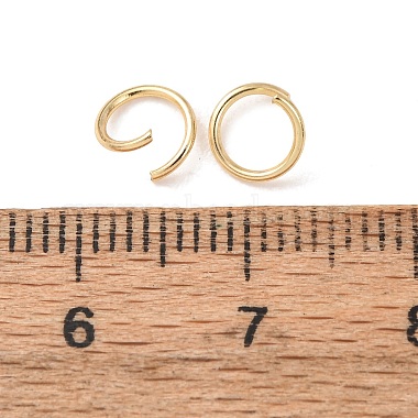 Messing Open Ringe springen(KK-G604-08G-18)-4