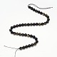 Grade AA Natural Golden Sheen Obsidian Round Beads Strands(G-L275-01-10mm)-2