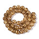 Handgemachte gold sand GlasPerlenstr&auml;nge(LAMP-T023-31E)-2