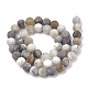 Natural Bamboo Leaf Agate Beads Strands(G-T106-028)-3