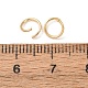 Messing Open Ringe springen(KK-G604-08G-18)-4