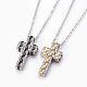 304 Stainless Steel Pendant Necklaces(NJEW-O112-11)-1