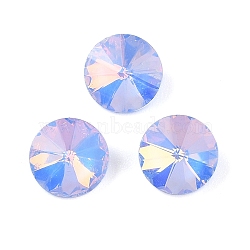 Glass Cabochons, Faceted, Cone, Royal Blue, 10x5mm, 45pcs/set(GLAA-N0028-05F)