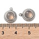 Natural Grey Agate Half Round Charms(STAS-L022-399P-04)-3