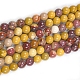 Natural Mookaite Round Beads Strands(X-G-O047-12-6mm)-1