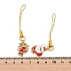 8Pcs Alloy Enamel Mobile Straps(HJEW-JM03815)-3