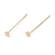 Brass Star Head Pins(FIND-B009-02G)-1