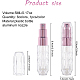 BENECREAT 6 Pcs 6 Colors Refillable Acrylic Perfume Spray Bottle(MRMJ-BC0002-88)-3