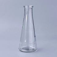 Transparent Glass Drink Bottles, for Storing Juices, Beverages, Tea, Clear, 18.8x7.95cm, hole: 2.85cm, Capacity: 320ml(10.82 fl. oz)(AJEW-WH0096-22)