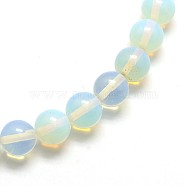 Opal Round Beads Strands, 8mm, Hole: 1mm, about 48pcs/strand, 14 inch(G-O047-08-8mm)
