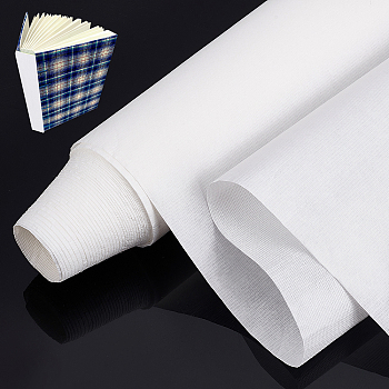 Elite 6M Cotton Cloth with Paper Ribbon, for Photo Album Clog Notebook Accessories, Flat, WhiteSmoke, 300mm