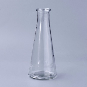 Transparent Glass Drink Bottles, for Storing Juices, Beverages, Tea, Clear, 18.8x7.95cm, hole: 2.85cm, Capacity: 320ml(10.82 fl. oz)
