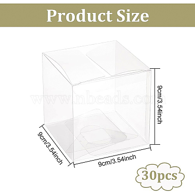 Прозрачная пластиковая подарочная упаковка для домашних животных(CON-WH0052-9x9cm)-2
