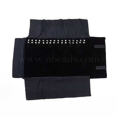 Foldable Velvet Jewelry Travel Roll Bag(TP-L005-07)-3
