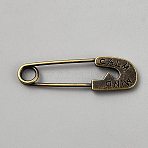Zinc Alloy Safety Pins, Kilt Pins, Antique Bronze, 65x19x4mm(JEWB-WH0030-78B)