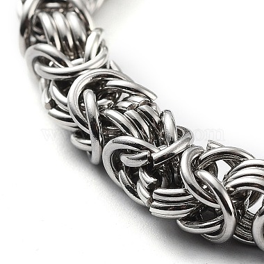 304 Stainless Steel Rope Chain Bracelet(BJEW-Z023-03B)-2