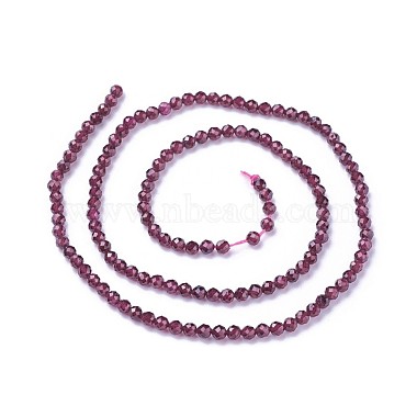 Natural Garnet Beads Strands(G-F619-17A-4mm)-2