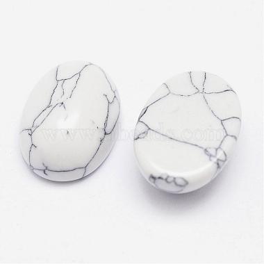18mm Oval Howlite Cabochons