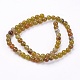 Natural Crackle Agate Stone Bead Strands(G-R193-16-6mm)-2