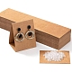 100Pcs Foldable 3D Kraft Paper Earring Display Cards(PW-WG49017-01)-1