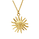 Stylish Stainless Steel Sun Pendant Necklaces for Women(EQ3081-3)-1