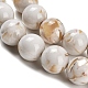 Assembled Synthetic Stone and Trochus Shell Beads Strands(G-B128-08D-01)-3