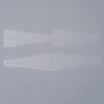 PVC Plastic Belt Hole Templates, Leather Craft Belt Punching Template DIY Set, Clear, 195~195.5x38~40x0.9~1mm(TOOL-WH0121-04)