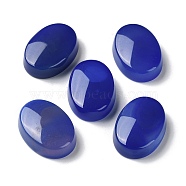 Natural Agate Cabochons, Dyed & Heated, Oval, 18x25x7.5mm(G-Q005-01C-01)