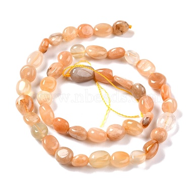Chapelets de perles de sunstone naturelle naturelles(G-G018-18A)-2