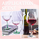 charmes de verre à vin de copeaux de pierres précieuses(AJEW-SC0002-48)-5