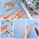 120Pcs 4 Styles 304 Stainless Steel Crimp Beads Cover(STAS-UN0046-19)-5