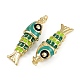 Brass Enamel Pendants(X1-KK-L241-23G-01)-2