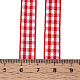 Single Face Plaid Polyester Satin Ribbon(SRIB-T009-10F)-3