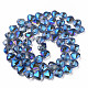 Chapelets de perles en verre transparent électrolytique(EGLA-N002-36-C02)-2