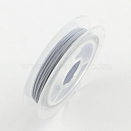Tiger Tail Wire, Nylon-coated Stainless Steel, WhiteSmoke, 0.45mm, about 32.8 Feet(10m)/roll(TWIR-S001-0.45mm-05)